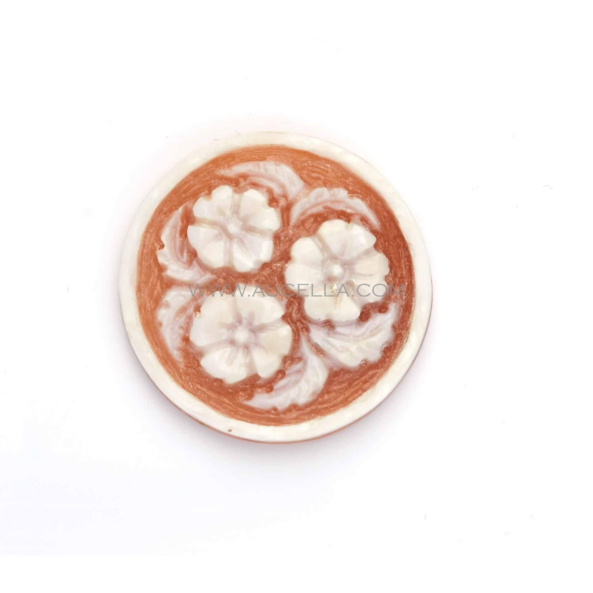 Round cameo flowers