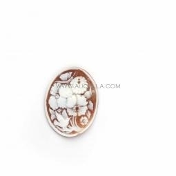 Flowers sardonyx cameo