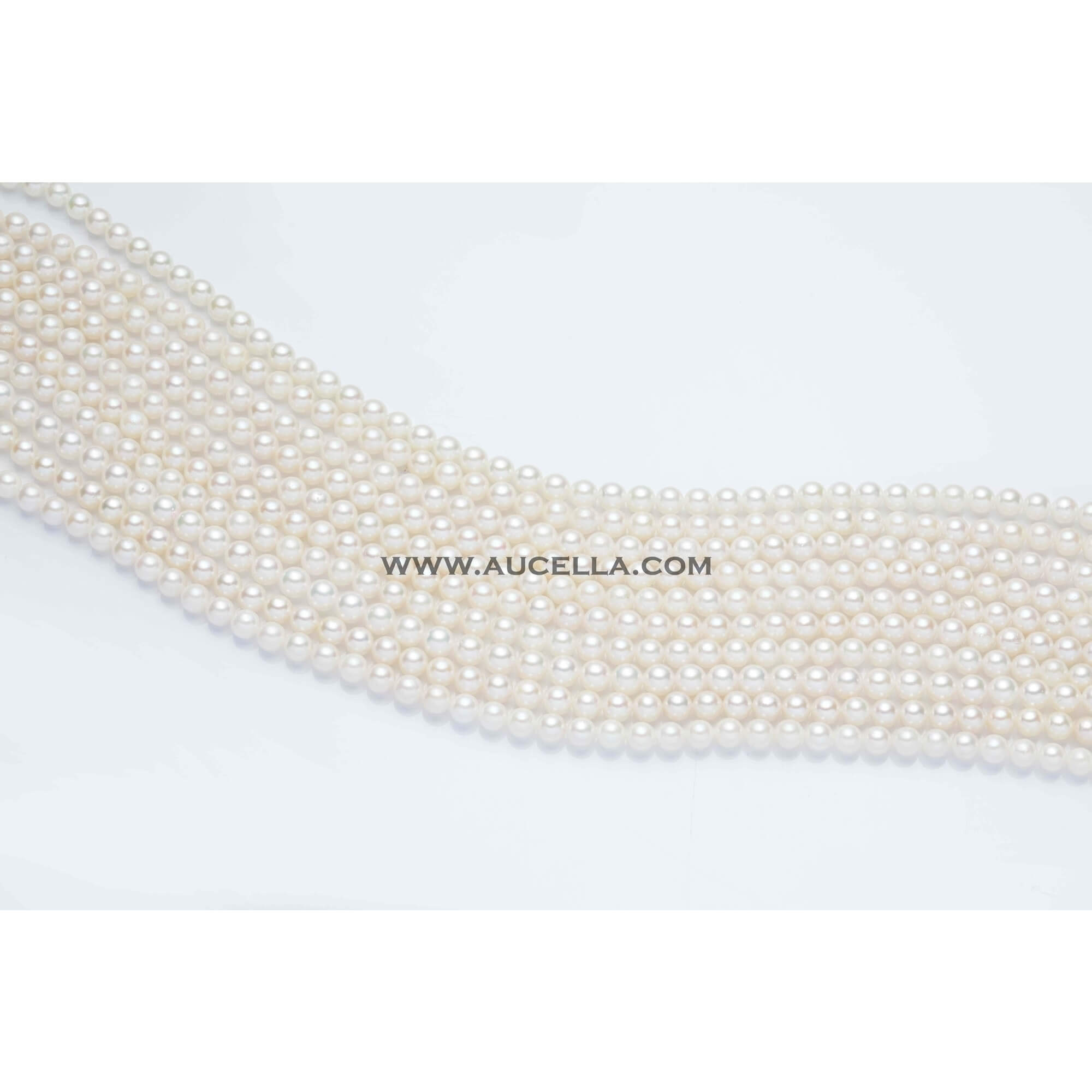 Japan akoya pearls strands mm 6x5,5 A